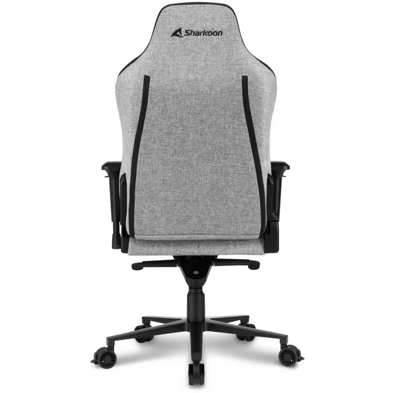 Cadeira gaming Sharkoon SKILLER SGS40 tecido assento acolchoado encosto cinzento