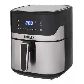 Fritadeira de ar quente NOVEEN AF550 — capacidade 6,5 l, 1600 W, até 200°C, 8 programas