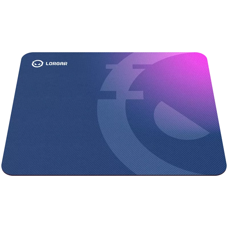 Tapete de rato gaming Lorgar Main 135 azul roxo 500x420 mm