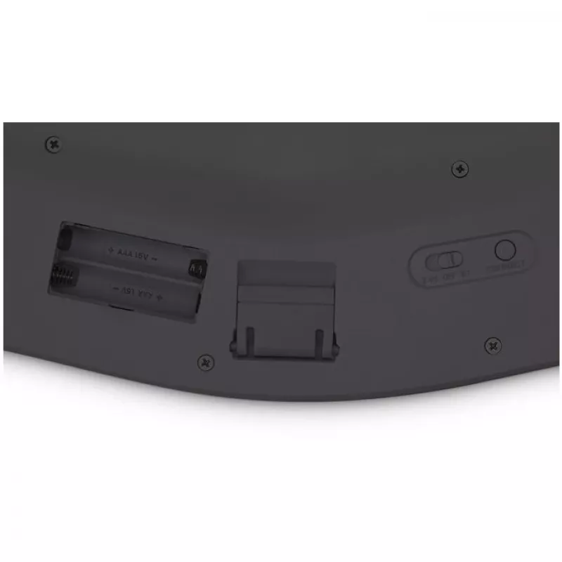 Kensington ProFit Ergo Teclado sem fios FR, tamanho completo (100%), com fio e sem fios, RF Wireless + USB, AZERTY, preto