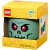 LEGO Storage Head Skeleton, caixa de arrumação preto/vermelho, grande