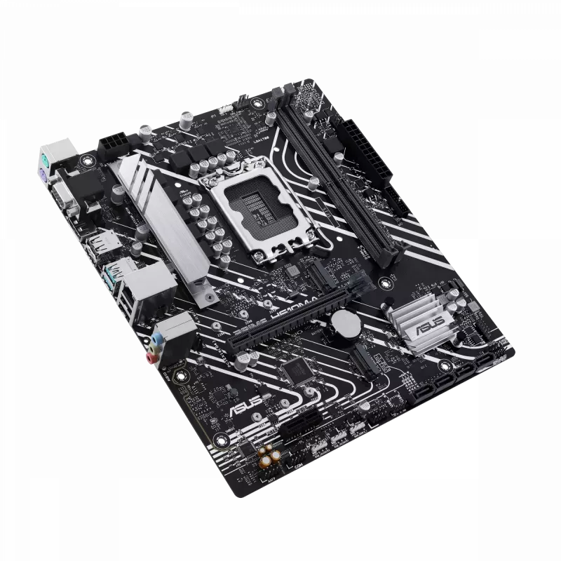 ASUS PRIME H610M-A R2.0 | família de processadores Intel | socket de processador LGA1700 | interfaces de disco suportadas M.2, SATA | número de portas SATA 4