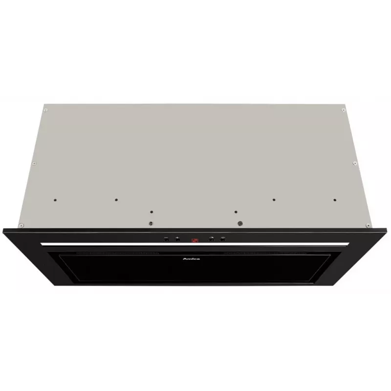 Exaustor de encastrar AMICA OMC6451B HC — filtro de carvão ativo, nível de ruído 65 dB, classe de eficiência energética A