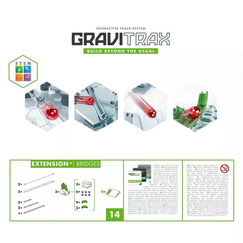 Expansão GraviTrax Pontes Ravensburger 22423 multicolor