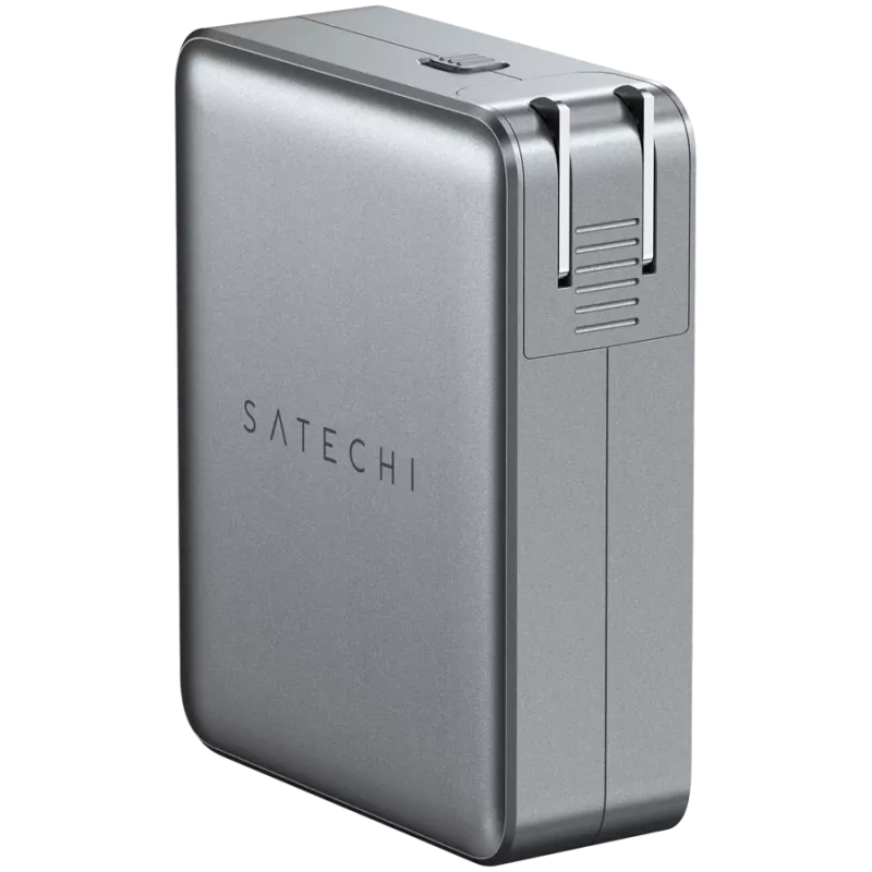 Carregador para dispositivos móveis Satechi ST-W145GTM 4 USB Type-C carregamento rápido