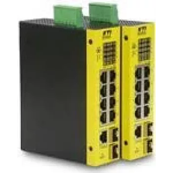 Switch Gigabit kti networks KGS-1060 — switch industrial de 10 portas, 8×RJ45 Gigabit, 2×SFP