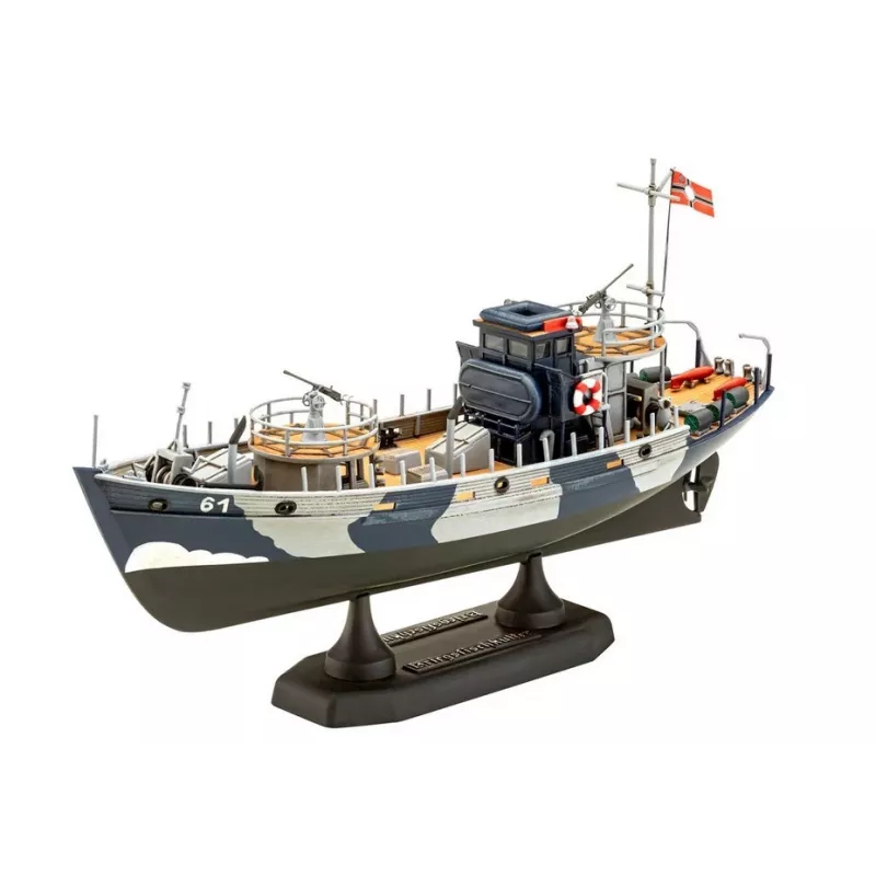 Modelo em plástico navio KFK Kriegsfischkutter 1/144