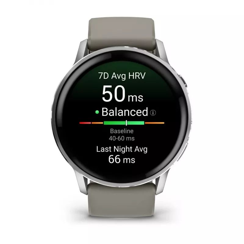 Smartwatch Garmin Venu 4 1.4 polegadas AMOLED GPS Wi-Fi 45mm prateado