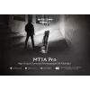 Lanterna de mão Nitecore MT1A Pro — LED 50 lm, recarregável por USB, 1100 mAh, alumínio, à prova de água, resistente a choques, preto