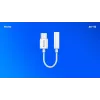 Adaptador de áudio USB Type 3.1 C (M) – Jack 3,5mm (F) branco SAVIO AK-52