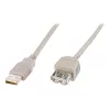 Cabo de extensão USB Digitus AK-300202-018-E 1,8m