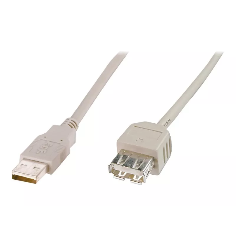 Cabo de extensão USB Digitus AK-300202-018-E 1,8m