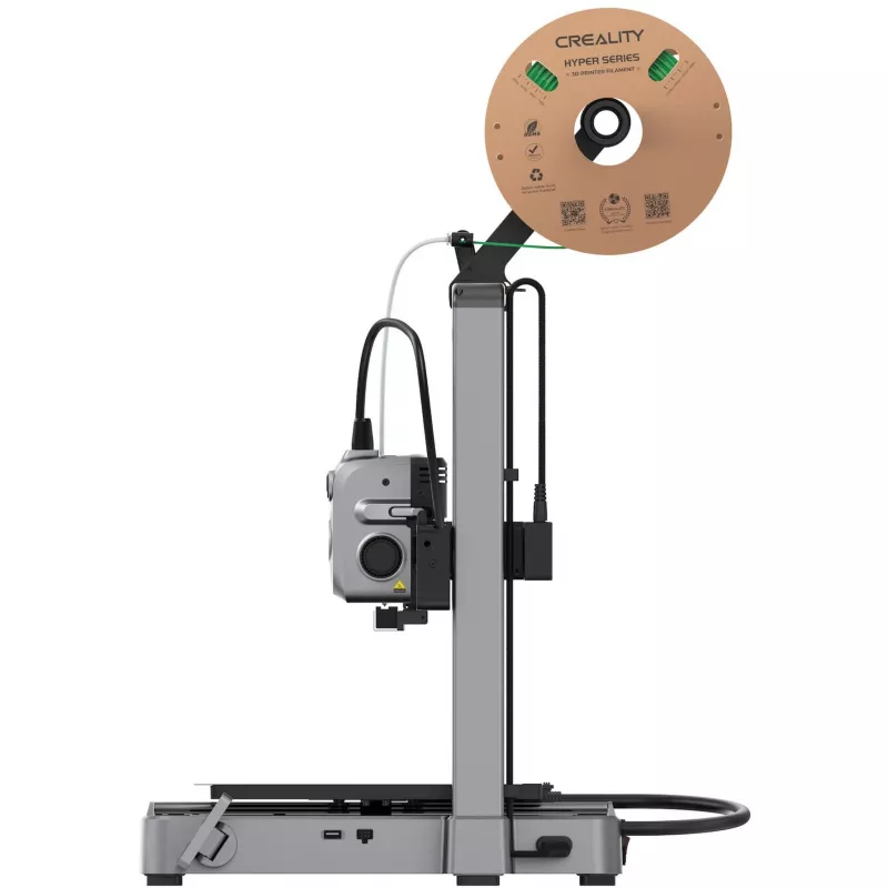 Creality Hi 1001010510 impressora 3D, extrusor direto, nivelamento automático, prateada/preta