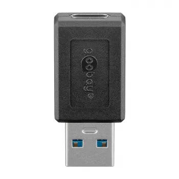 Goobay 45400 Adaptador USB 3.2 1.ª geração USB-A macho para USB-C fêmea Su