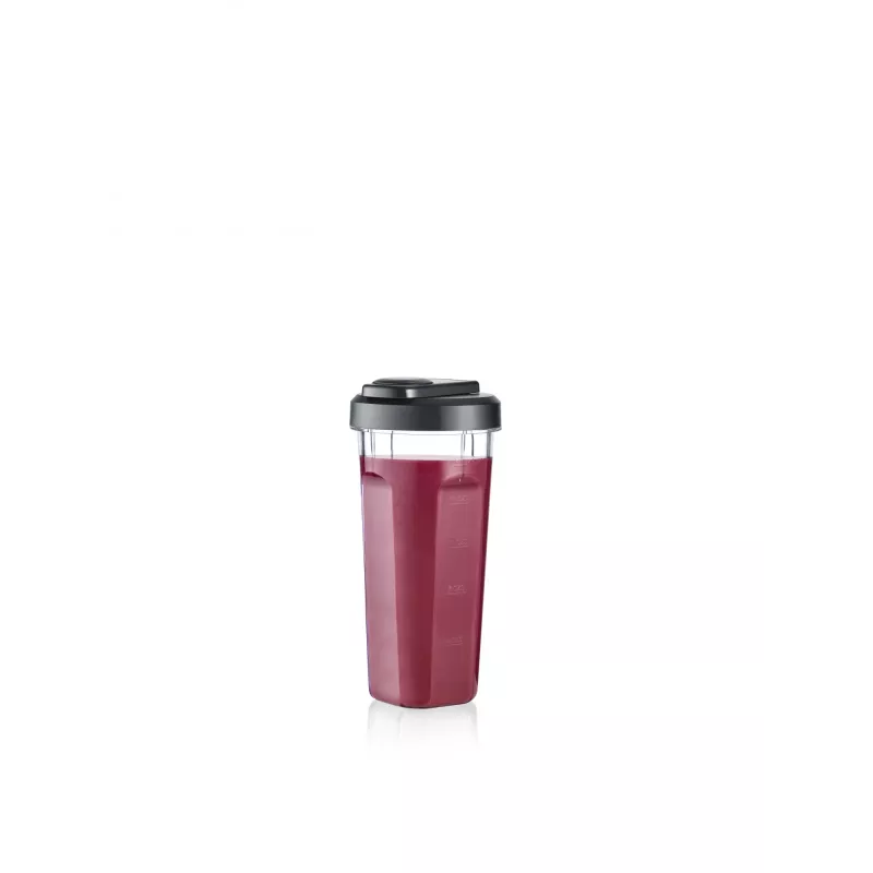 Batedeira de mesa SEVERIN SM 3743 — taça de 0,6 L, 320 W, preta, lâminas de aço inoxidável