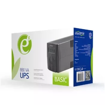 Fonte de alimentação ininterrupta (UPS) Gembird EG-UPS-B650 Line-Interactive 0,65 kVA 390 W