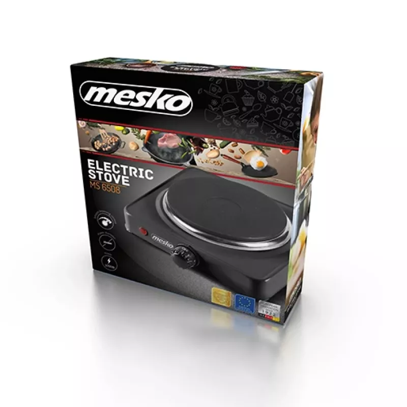 Placa de cozinha Mesko Home MS 6508 preta aparelho de mesa placa de cozinha 1 zona(s)