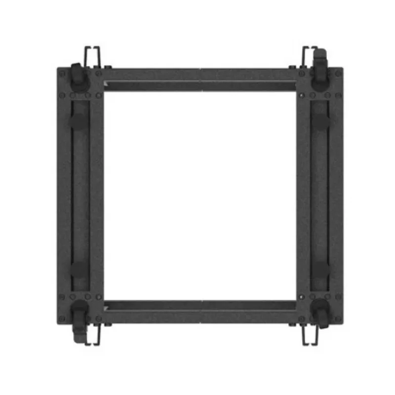 Caixa rack LANBERG Open Rack OR01-6112-B 12U 600x600 ajustável preto