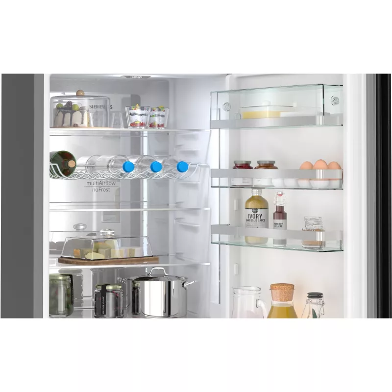 Combinado frigorífico-congelador Siemens KG39NSBBF de instalação livre 363 L, NoFrost, 33 dB, preto
