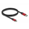 Cabo USB DeLOCK 80617 1m USB Type-A para Type-C 10 Gbit/s