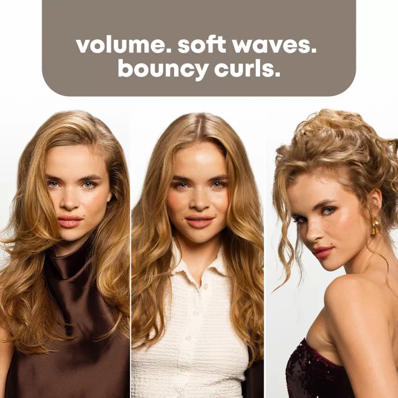 Styler de cabelo Revamp Multi Style Revolve CL-3500-EU 3-em-1 – escova, secador de cabelo, modelador de volume