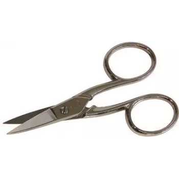 Tesoura para unhas c.k tools C8060 90 mm niquelada, tesoura de manicura de precisão
