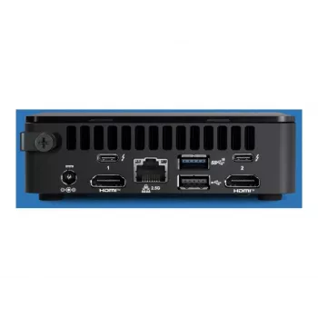 Intel Next Unit of Computing 13 Pro Kit - NUC13ANKi7 - barebone - caixa fina - 1 x Core i7 1360P - RAM 0 GB - UHD Graphics - 1GbE, 2.5GbE, Wi-Fi 6E, Bluetooth 5.3 - WLAN: 802.11a