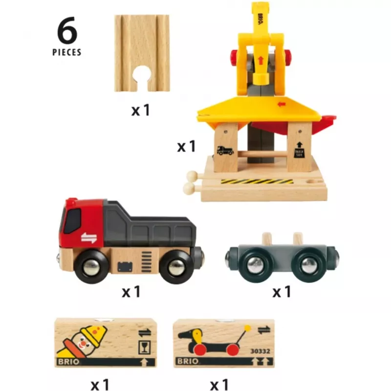 BRIO World estação de carga de mercadorias, edifício de brincar