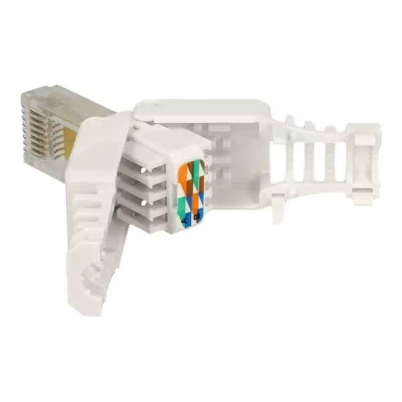 Conector de cabo DeLOCK 86415 RJ-45 branco