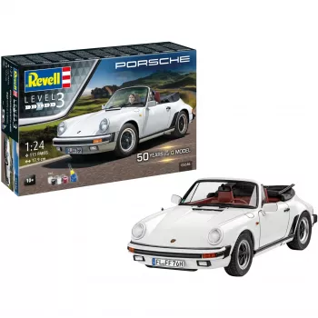 Revell 05646 Conjunto de oferta 50 anos do Porsche 911 modelo G, kit de modelismo, 1:24
