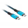 Cabo USB-C para USB-C LANBERG CA-CMCM-45CU-0020-BK, 240 W PD, 8K@60Hz, 2,0 m