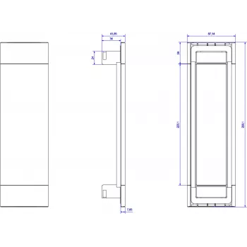 Régua de Tomadas Bachmann COVER Preta ALU 915.028 (915.028)