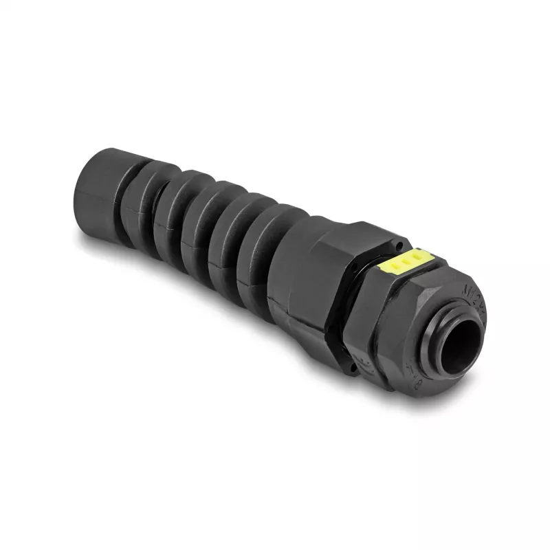 DeLOCK bucim M12 com ventilação e alívio de tração IP68 preto 2 unid.