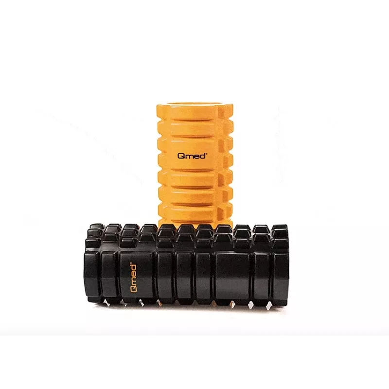 Rolo de espuma de reabilitação MDH DRQM3R0KBXXXP — EVA, diâmetro 14 cm, comprimento 33 cm, Shore 65, carga máxima 180 kg, laranja