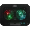 Base de arrefecimento para portátil DEFENDER NS-510 com 2 ventoinhas, 2 portas USB e iluminação RGB