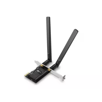 Adaptador PCIe Wi‑Fi 6 Bluetooth TP‑LINK Archer TX10E AX900 — placa PCIe, AX900 Wi‑Fi 6, Bluetooth