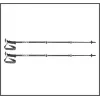 Bastão de trekking LEKI Wanderstock Makalu FX TA telescópico unissexo 255 g 110-145 cm