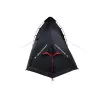 Tenda High Peak Minitramp 2 leve preto/vermelho — tenda de campismo compacta para 2 pessoas