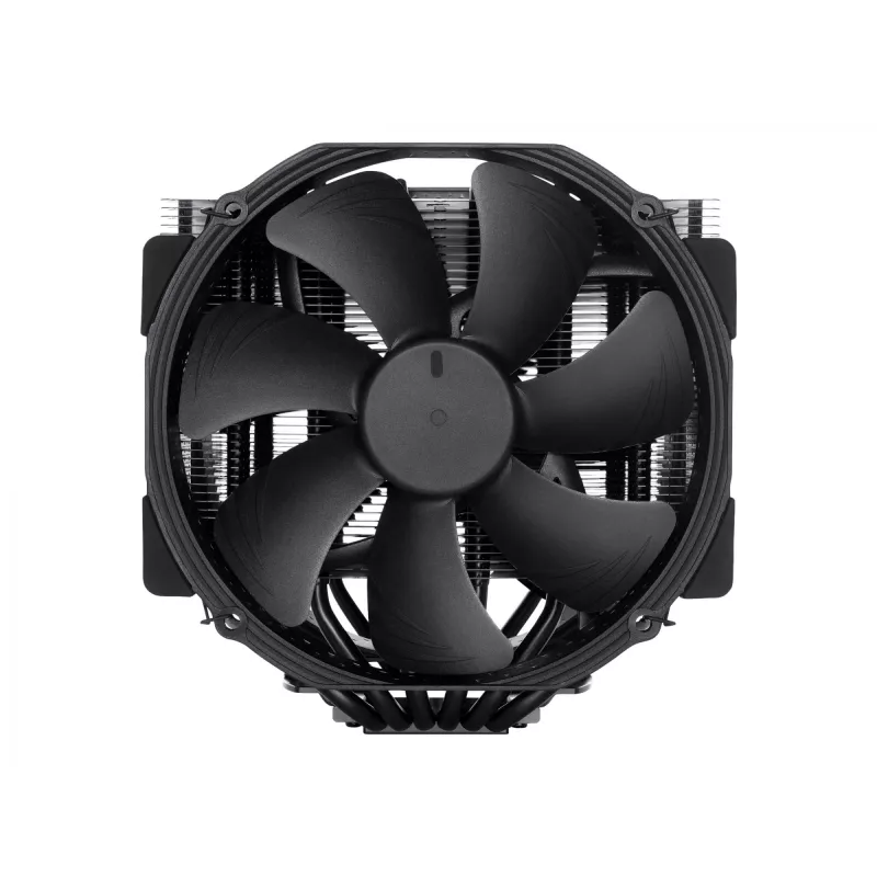 Dissipador de CPU Noctua NH-D15 Chromax Pure preto com duas ventoinhas de 140 mm