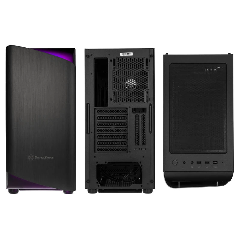 SilverStone Seta A1 Midi-Tower, vidro temperado - preto