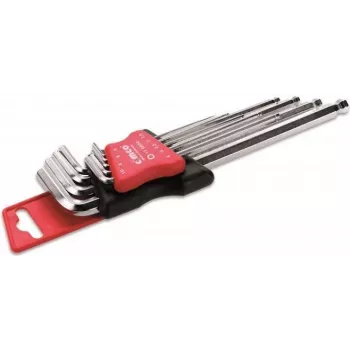 Conjunto de chaves Allen em L Cimco 110604 métrico 9 peças