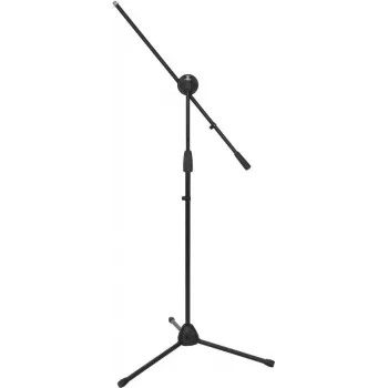 Suporte de microfone Omnitronic MS-4 Pro com braço articulado, preto