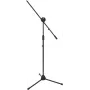 Suporte de microfone Omnitronic MS-4 Pro com braço articulado, preto