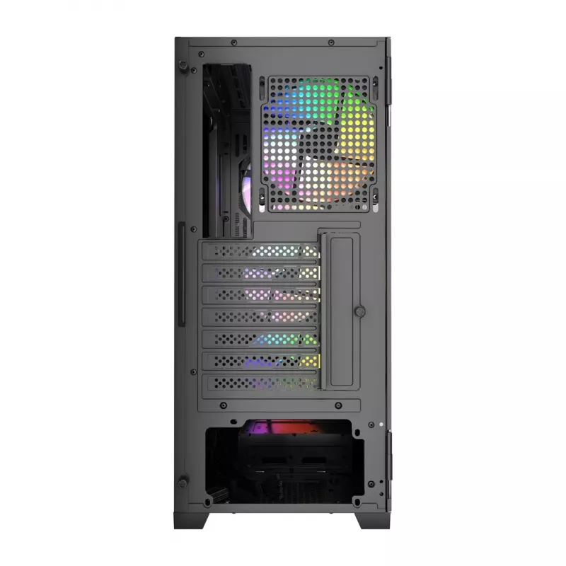 Caixa gaming Gembird CCC-FC-900ARGB Fornax 900, ATX, preto