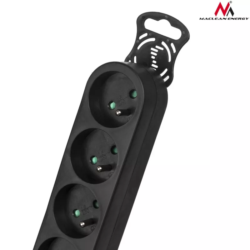 Extensão elétrica Maclean MCE184 régua de tomadas 5 tomadas (3 M) - Maclean