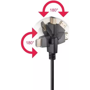 Goobay 61283 Cabo HDMI 1,5 m HDMI Type-A (Standard) preto (61283)