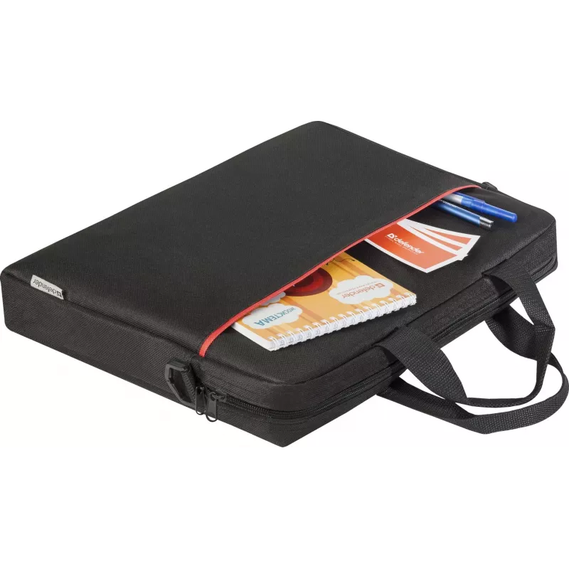 Pasta DEFENDER Defender Lite para portáteis 39,6 cm (15,6 polegadas), poliéster, preto, 430×310×80 mm