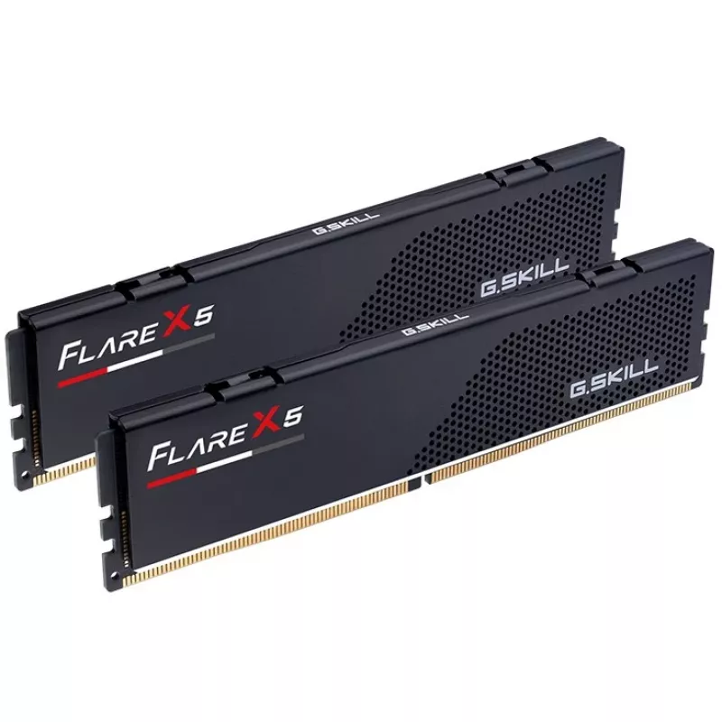 DIMM 32 GB DDR5-6000 (2x 16 GB) Dual-Kit, memória RAM preta, F5-6000J3636F16GX2-FX5, Flare X5, AMD EXPO
