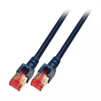 Cabo de patch RJ45 EFB-Elektronik Cat.6 S/FTP LSZH preto 0,25 m fabricante: EFB Elektronik (K5515.0,25)