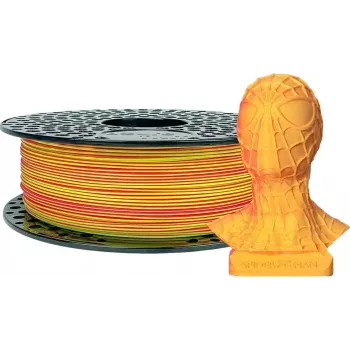AzureFilm PLA 1,75 mm DUAL NEON Amarelo - ROSA 1 kg - FILAMENTO 3D AZUREFILM (P171-1912)